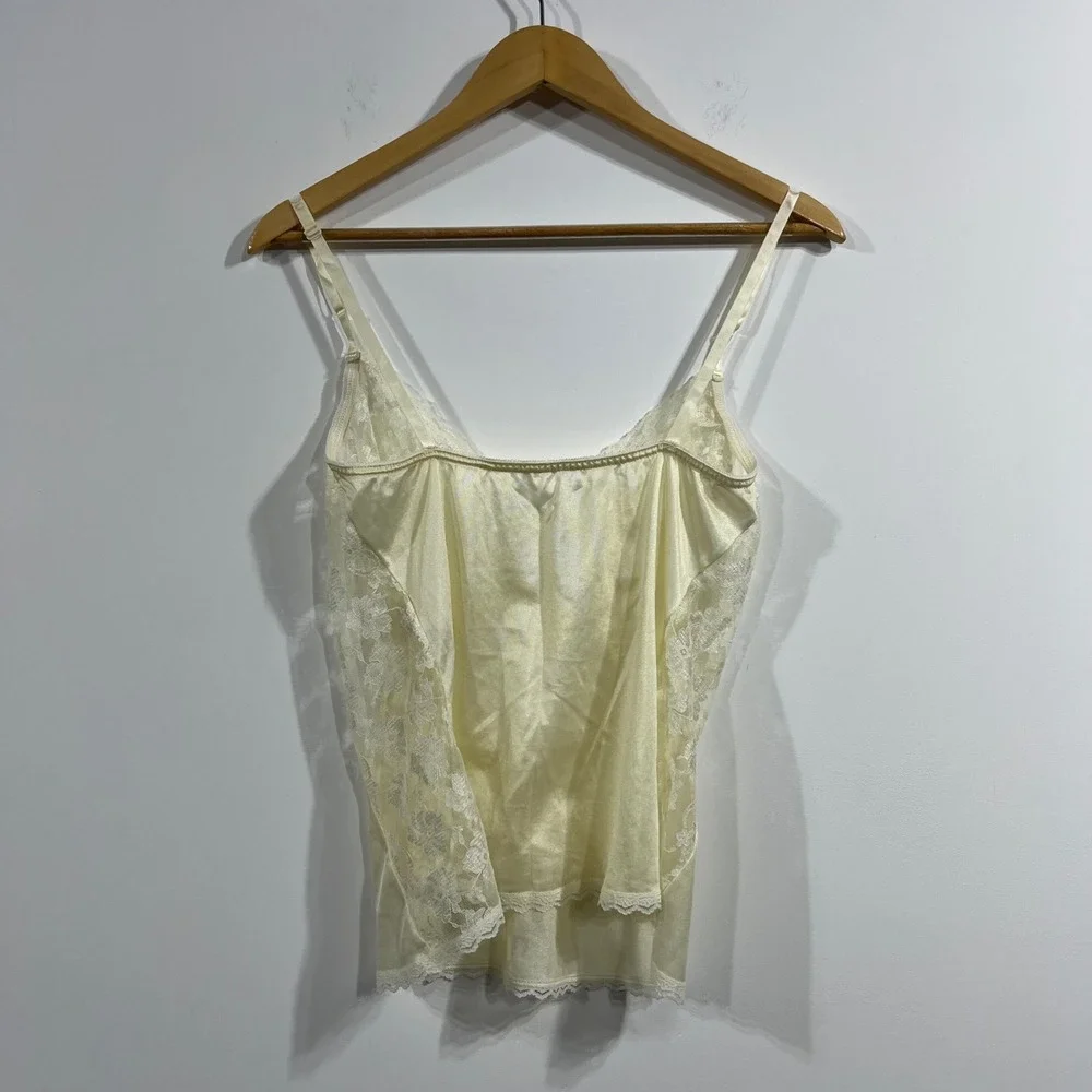 UndercoverWear Vintage Lace Camisole Coquette Fairy Romantic Top Size Medium